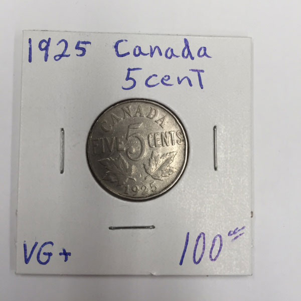 1901 Canada 5 cent